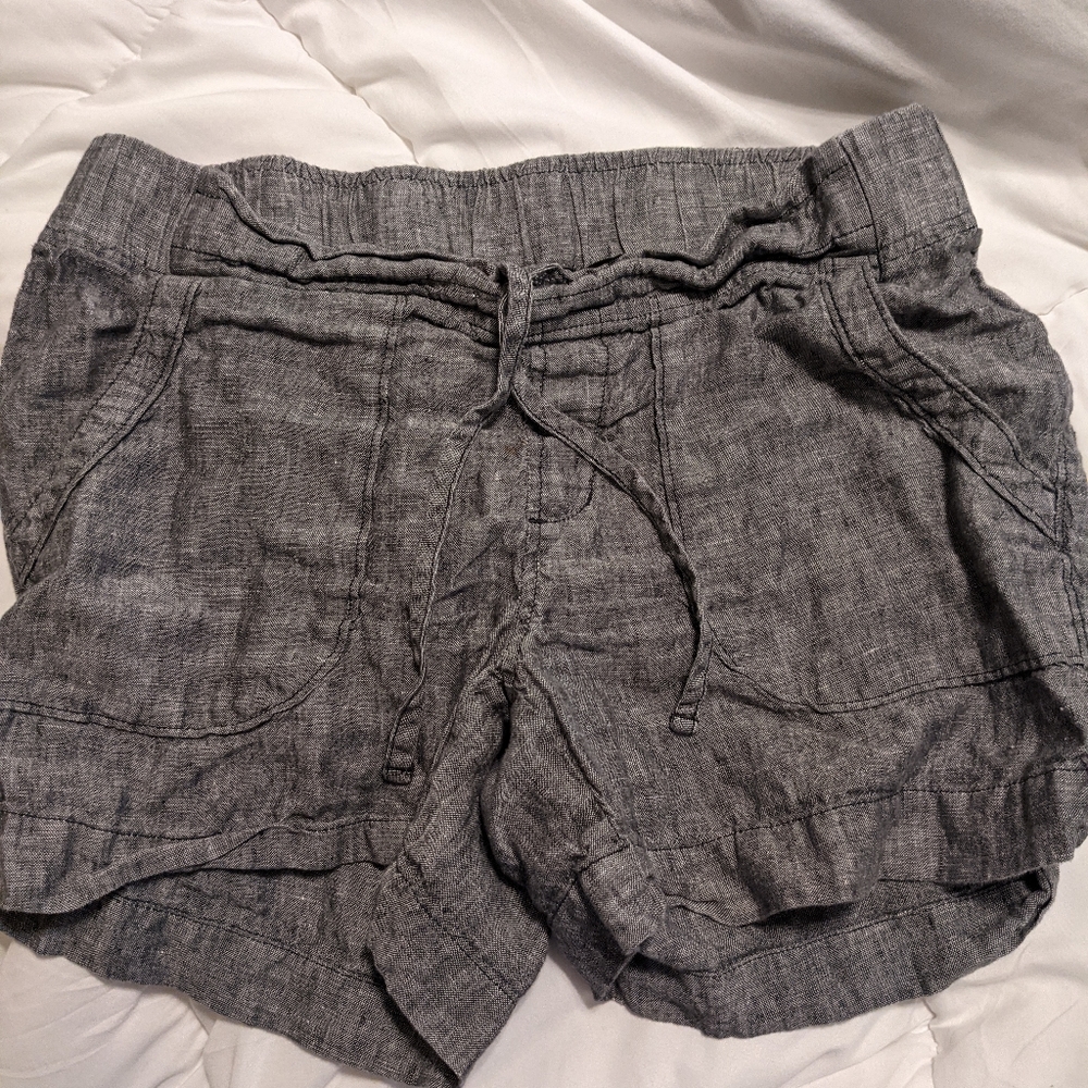 Athleta Linen Shorts Size 6